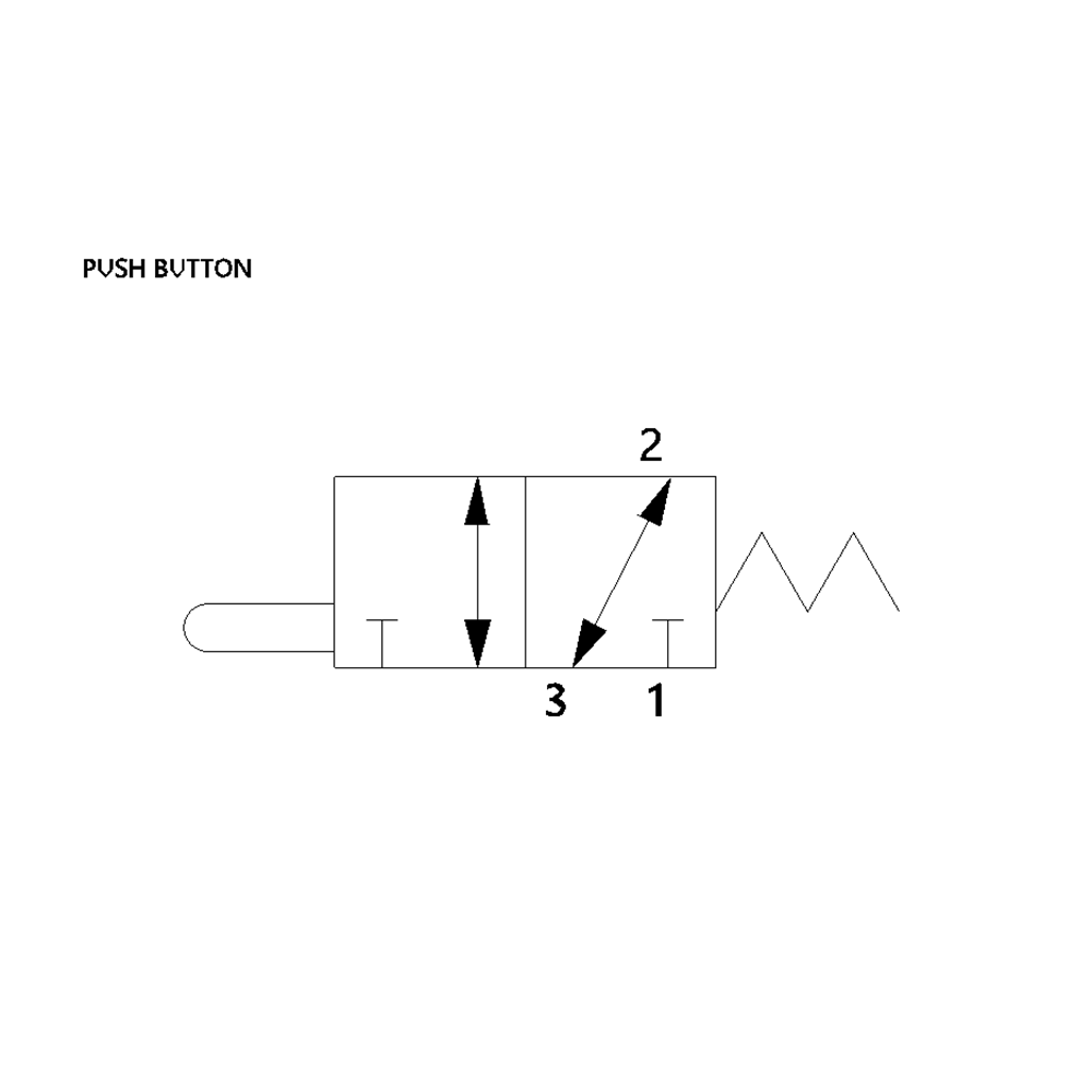 0820400001 NUMATICS/AVENTICS MECHANICAL VALVE<BR>AP SERIES 3/2 SPR RTN 1/4" G (PLUNGER)